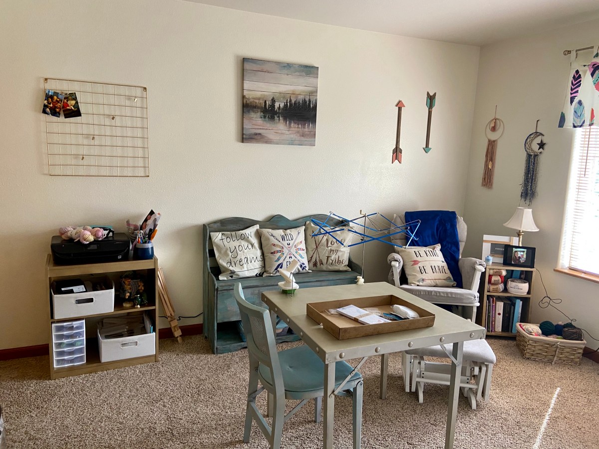Yarn Room Makeover